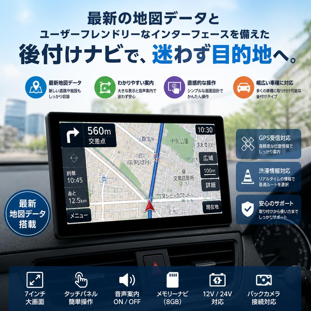 2. 後付けナビの魅力