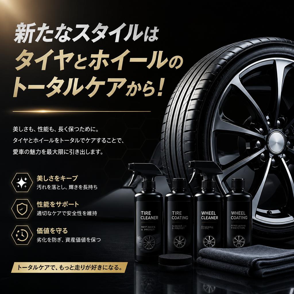 新たなスタイルはタイヤとホイールのトータルケアから！